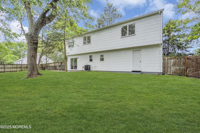 1117 Wake Forest Dr, Toms River, NJ 08753 - rear view of property with central AC unit