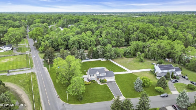 1 River Dr, Farmingdale, NJ 07727 - drone / aerial view of a forest