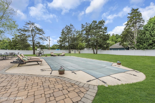 1 River Dr, Farmingdale, NJ 07727 - view of pool with a patio area