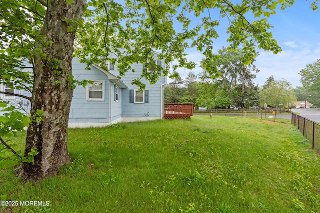 30 Woodland Dr, Howell, NJ 07731 - view of yard featuring a deck