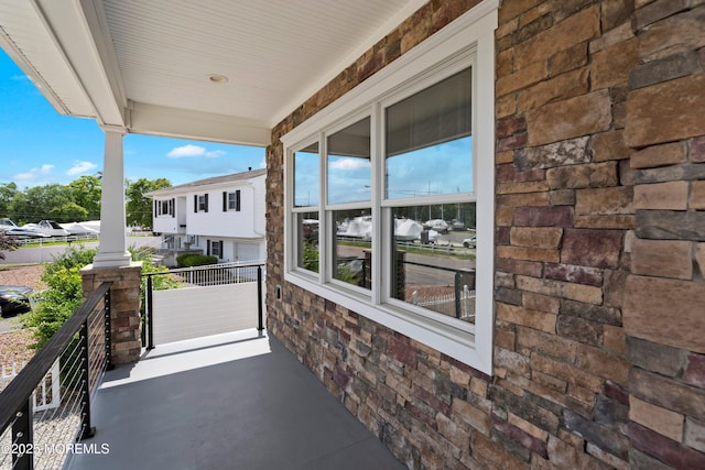 22 Corrigan Ave, Pine Beach, NJ 08741 - view of covered porch