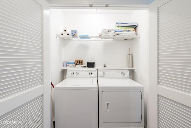 22 Corrigan Ave, Pine Beach, NJ 08741 - laundry room featuring independent washer and dryer