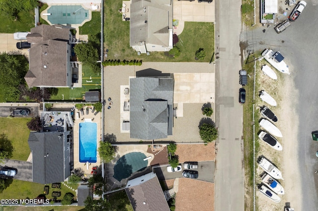 22 Corrigan Ave, Pine Beach, NJ 08741 - aerial overview of property's location featuring a pool