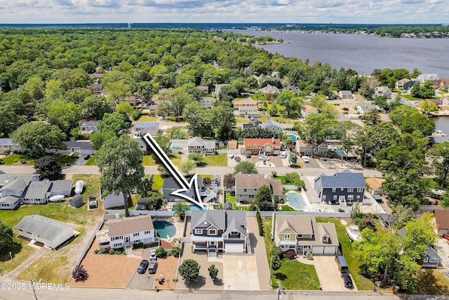 22 Corrigan Ave, Pine Beach, NJ 08741 - aerial view of residential area with a nearby body of water
