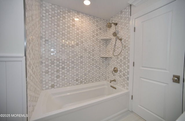 674 Lake Ave, Bay Head, NJ 08742 - full bathroom featuring bathtub / shower combination