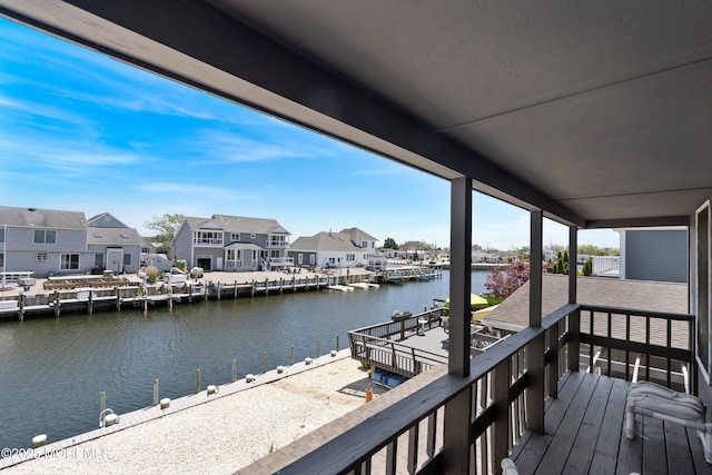 1107 Uranus Ct, Forked River, NJ 08731 - dock featuring a water view and a residential view