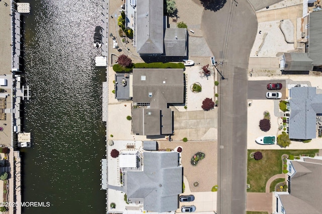 1107 Uranus Ct, Forked River, NJ 08731 - aerial overview of property's location featuring a large body of water