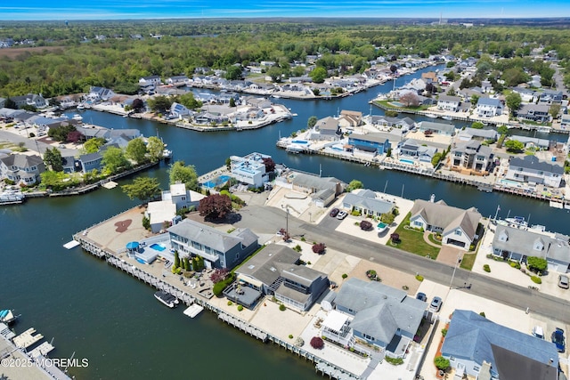 1107 Uranus Ct, Forked River, NJ 08731 - aerial perspective of suburban area with a nearby body of water