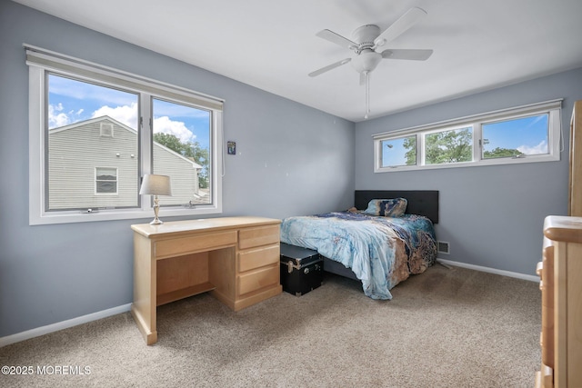 1 Independence Way, Howell, NJ 07731 - bedroom featuring light carpet, baseboards, and a ceiling fan