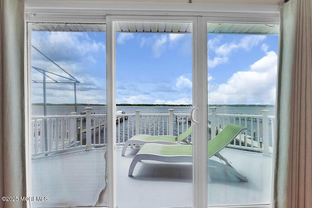 221 Bay Stream Dr, Toms River, NJ 08753 - sunroom with a water view