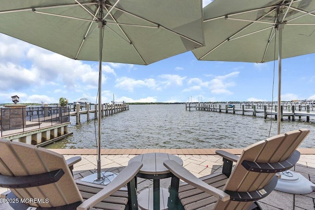 221 Bay Stream Dr, Toms River, NJ 08753 - dock area with a water view