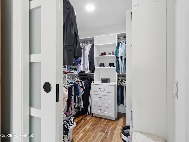 50 Locust Ct, Freehold, NJ 07728 - spacious closet with light wood-style floors