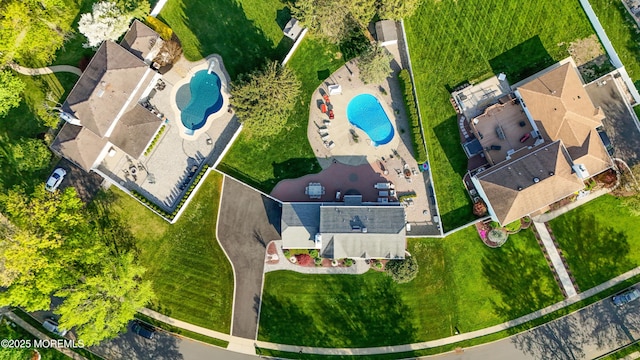 50 Locust Ct, Freehold, NJ 07728 - aerial view of a pool