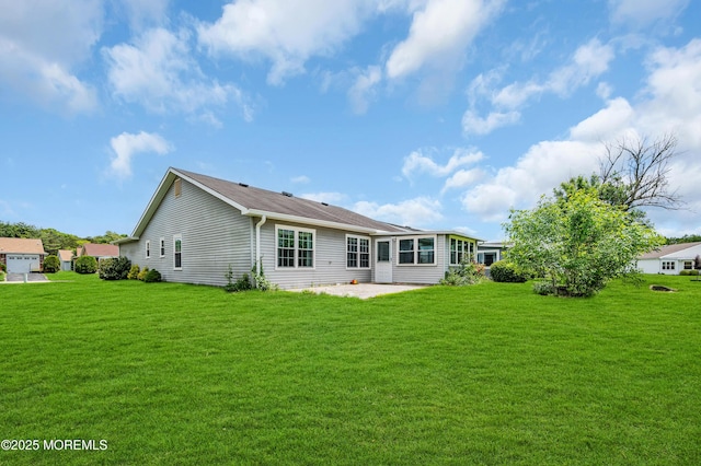 40 Everest Dr N, Brick, NJ 08724 - back of property featuring a patio area and a lawn