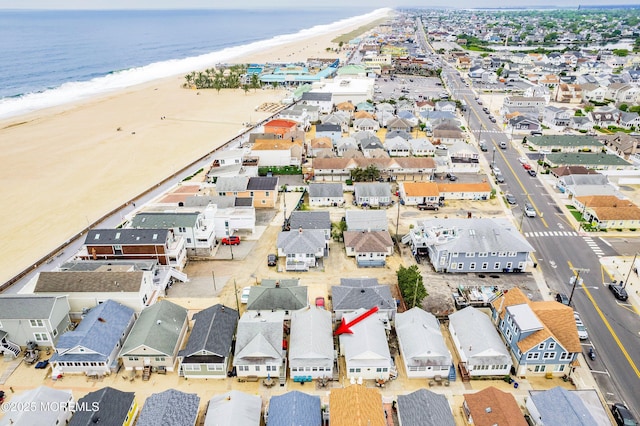 10 Brunswick Place, Point Pleasant Beach, NJ 08742 - aerial view of residential area featuring expansive beach