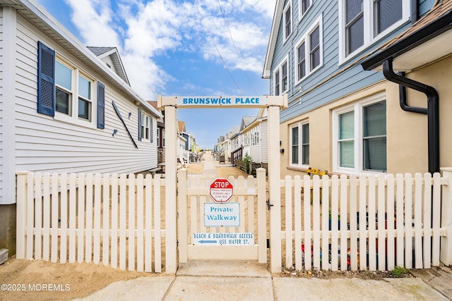 10 Brunswick Place, Point Pleasant Beach, NJ 08742 - property entrance with a residential view