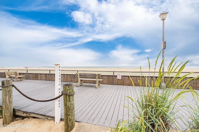 10 Brunswick Place, Point Pleasant Beach, NJ 08742 - view of wooden terrace