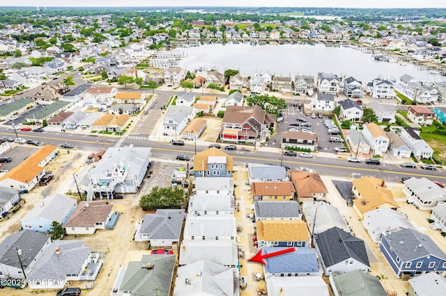 10 Brunswick Place, Point Pleasant Beach, NJ 08742 - aerial perspective of suburban area with a large body of water