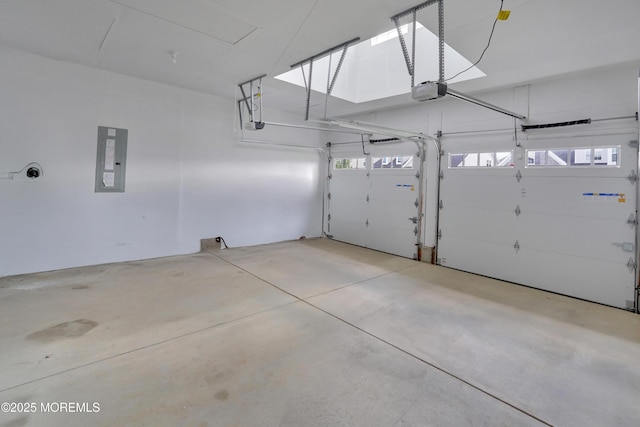 69 Starlight Dr, Monroe, NJ 08831 - garage with electric panel and a garage door opener