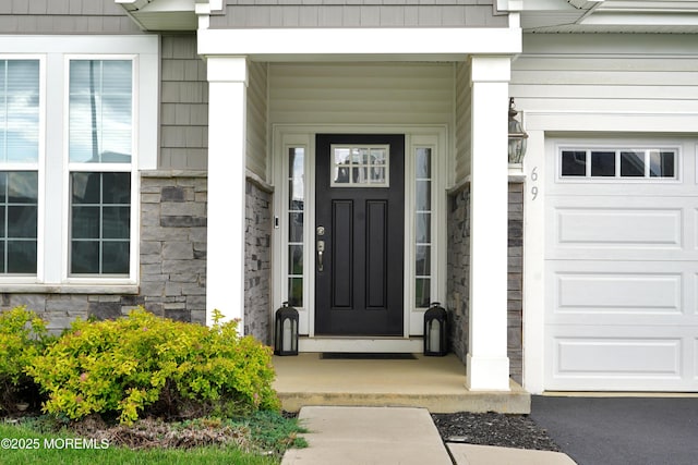 69 Starlight Dr, Monroe, NJ 08831 - property entrance featuring stone siding