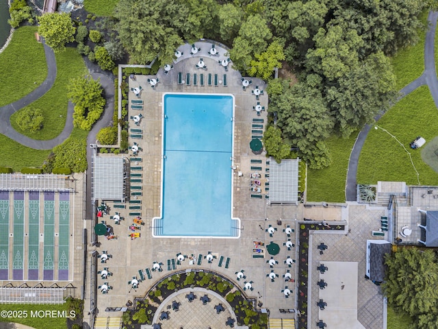 25 Bellflower Dr, Lakewood, NJ 08701 - aerial view