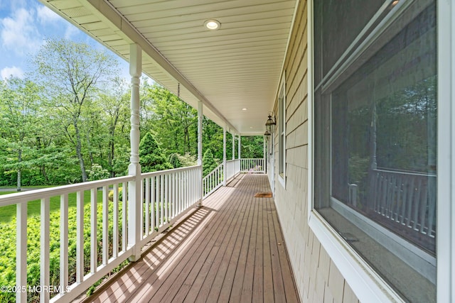 668 Hyson Rd, Jackson, NJ 08527 - view of wooden porch
