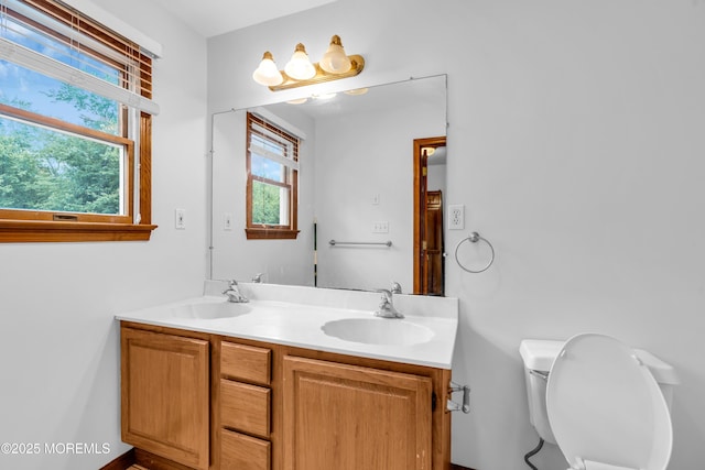 668 Hyson Rd, Jackson, NJ 08527 - bathroom with toilet and double vanity