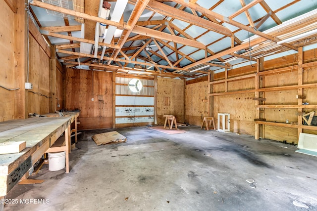 668 Hyson Rd, Jackson, NJ 08527 - garage with a workshop area