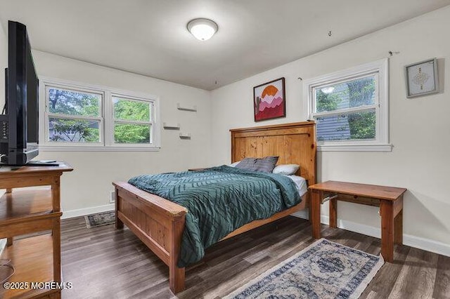 24 Delaware Trl, Browns Mills, NJ 08015 - bedroom featuring multiple windows, baseboards, and wood finished floors