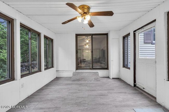 24 Delaware Trl, Browns Mills, NJ 08015 - unfurnished sunroom with wood finished floors