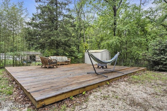 24 Delaware Trl, Browns Mills, NJ 08015 - view of wooden deck