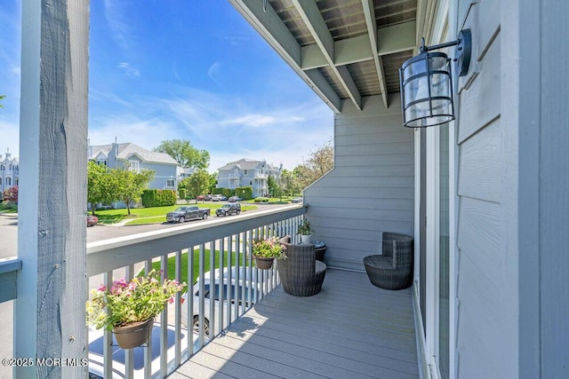 332 Seaview Cir, Neptune Township, NJ 07753 - balcony featuring a residential view