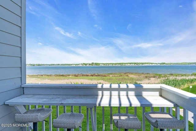 332 Seaview Cir, Neptune Township, NJ 07753 - balcony with a water view