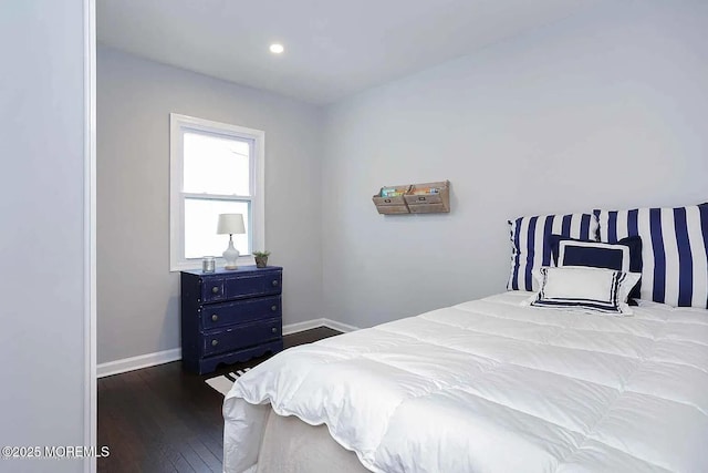 126 Seabreeze Ave, North Middletown, NJ 07748 - bedroom with hardwood / wood-style flooring, baseboards, and recessed lighting