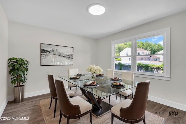 18 Heritage Dr, Edison, NJ 08820 - dining area with wood finished floors and baseboards