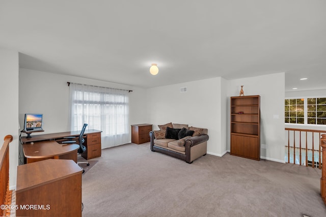 208 Bradwick Way, Marlboro, NJ 07746 - office area with light colored carpet and baseboards