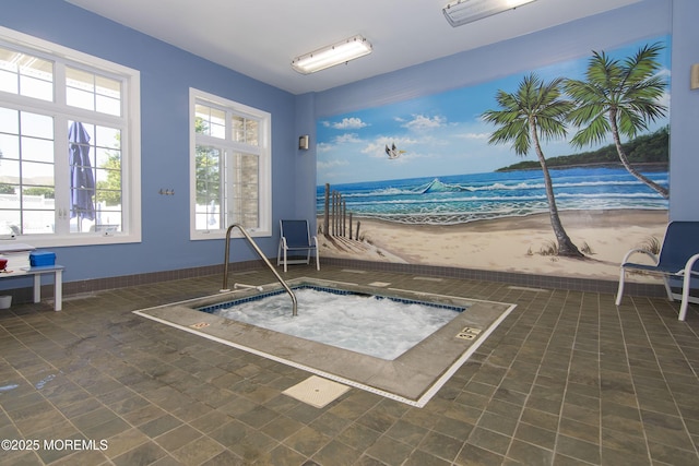 208 Bradwick Way, Marlboro, NJ 07746 - view of patio with a hot tub
