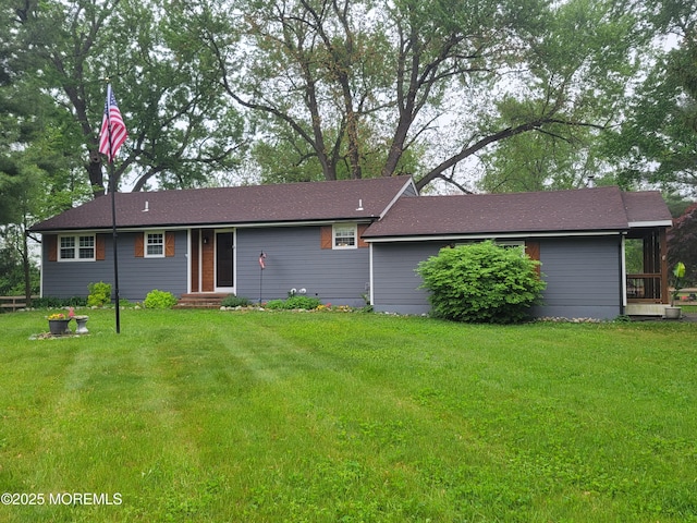 157 Taylors Mills Rd, Englishtown, NJ 07726 - view of front of property with a front lawn