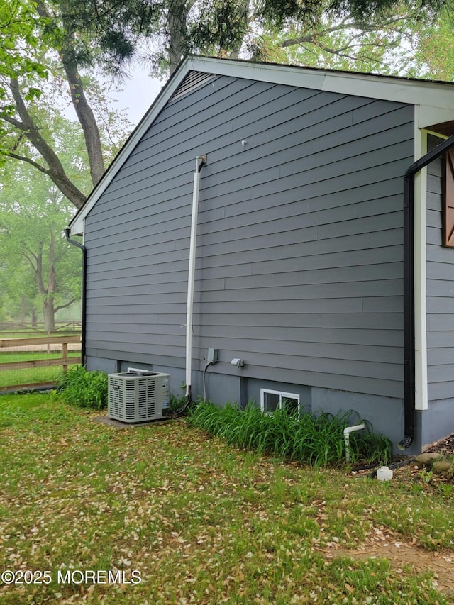 157 Taylors Mills Rd, Englishtown, NJ 07726 - view of home's exterior with central air condition unit