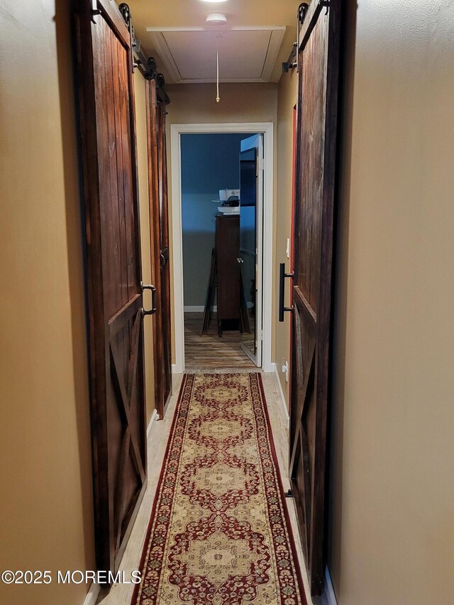 157 Taylors Mills Rd, Englishtown, NJ 07726 - corridor with attic access