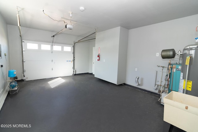 3 Fontana St, Toms River, NJ 08757 - garage featuring water heater, a garage door opener, and a heating unit