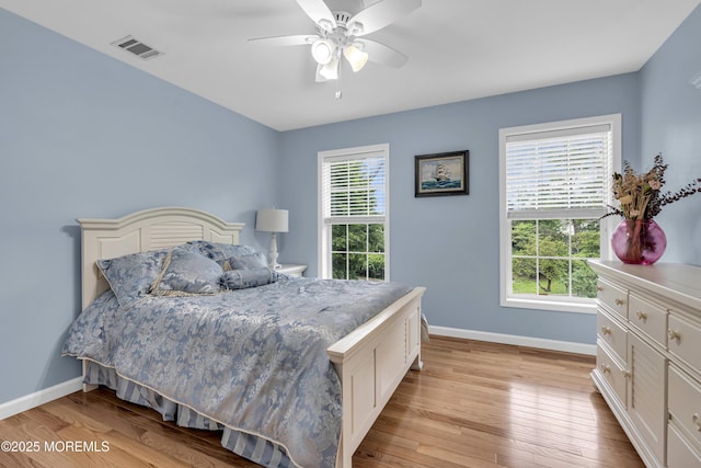16 W Ave, Gladstone, NJ 07934 - bedroom with light wood-style flooring and a ceiling fan