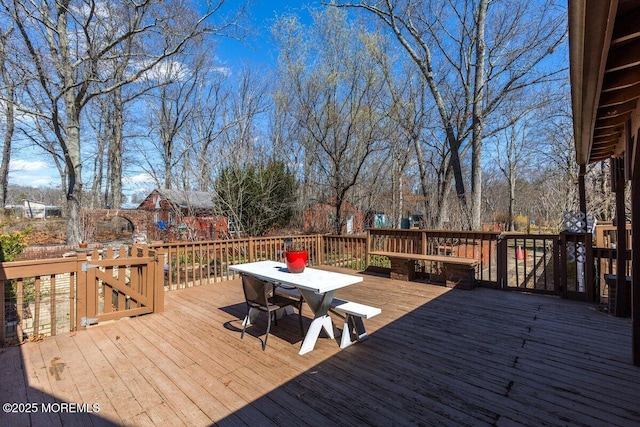 75 Brown Rd, Howell, NJ 07731 - deck featuring outdoor dining area