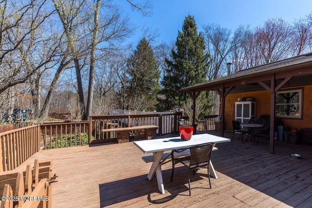 75 Brown Rd, Howell, NJ 07731 - deck featuring outdoor dining space