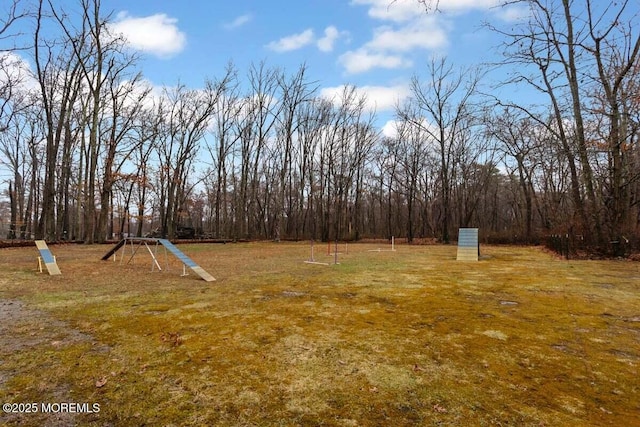 75 Brown Rd, Howell, NJ 07731 - view of yard with a dog friendly area