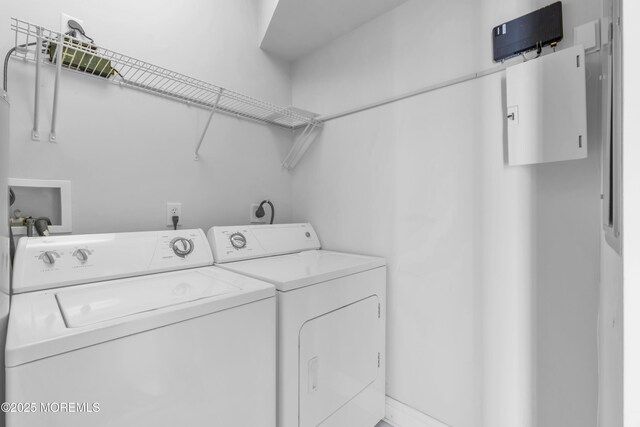 7 Centre St Unit 1303, Ocean Twp, NJ 07712 - laundry area featuring washing machine and dryer