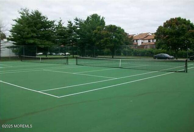 372 Oak Knoll Dr, Manalapan, NJ 07726 - view of tennis court