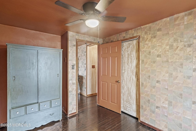 388 Atlantic Ave, Long Branch, NJ 07740 - unfurnished bedroom featuring wood finished floors and ceiling fan