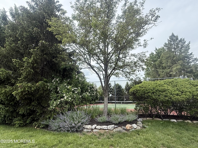 37 Violet Ct, Holmdel, NJ 07733 - view of yard with a tennis court