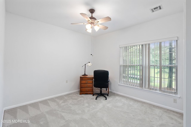 37 Violet Ct, Holmdel, NJ 07733 - office featuring healthy amount of natural light, carpet, a ceiling fan, and baseboards